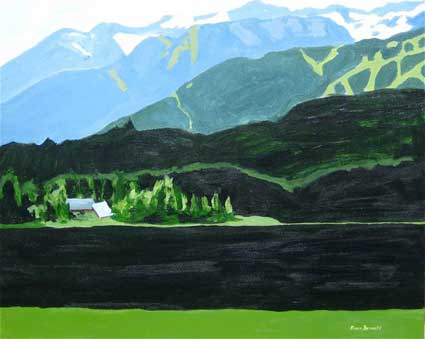 Dark Green Alta Lake