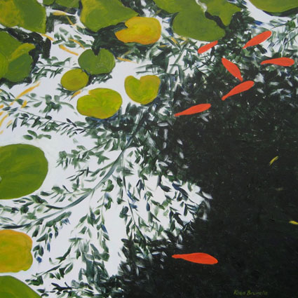 Goldfish and Bamboo