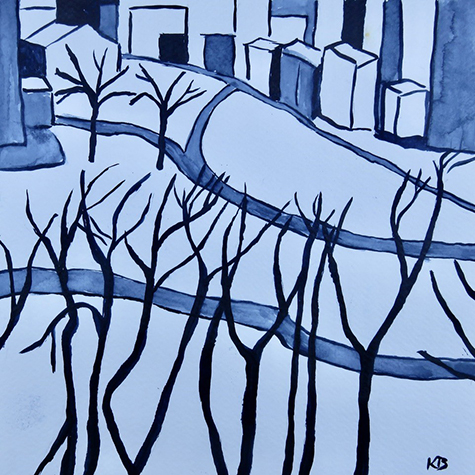 Winter Trees -  by Karen Brumelle