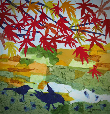 Dancing Leaves  by Karen Brumelle