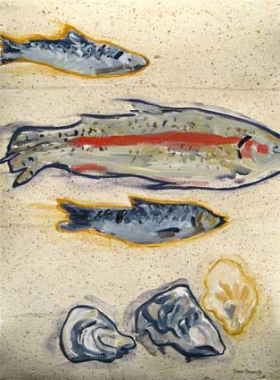 Swimming Fish with Oysters II