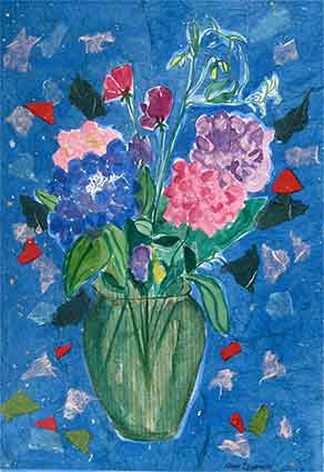 Hydrangea and Sweet Pea