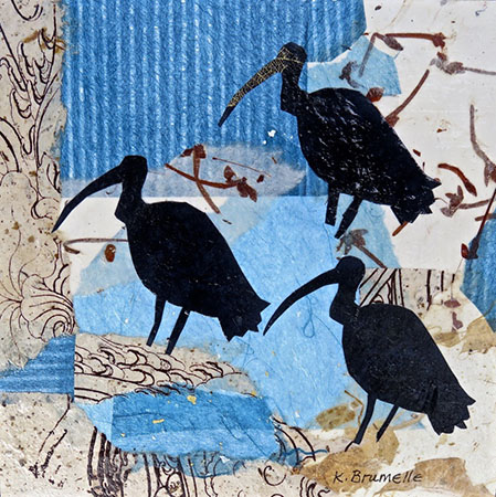 Ibis Pattern by Karen Brumelle