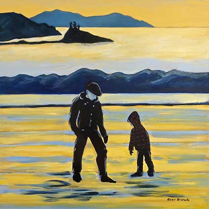 On the Beach -  by Karen Brumelle