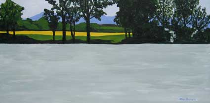 Yellow Field, Sa&ocirc;ne River