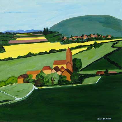 Yellow Fields Near Cormatin