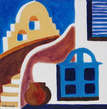 Greek Village, Blue Gate