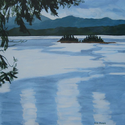 Light Patterns, Galiano by Karen Brumelle