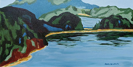 Montague Harbour, Galiano II by Karen Brumelle