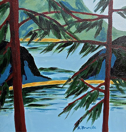 Montague Harbour, Galiano III by Karen Brumelle