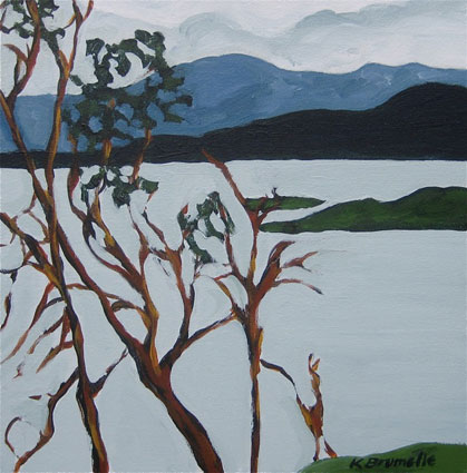 Galiano Looking West by Karen Brumelle