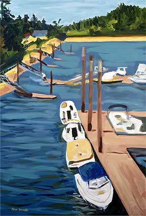 Summer Docks -  by Karen Brumelle