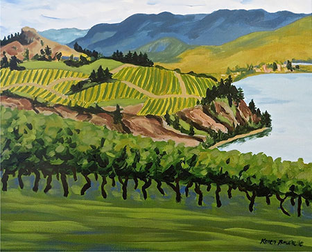 Naramata Bench  II -  by Karen Brumelle