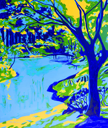 Blue Bridge by Karen Brumelle