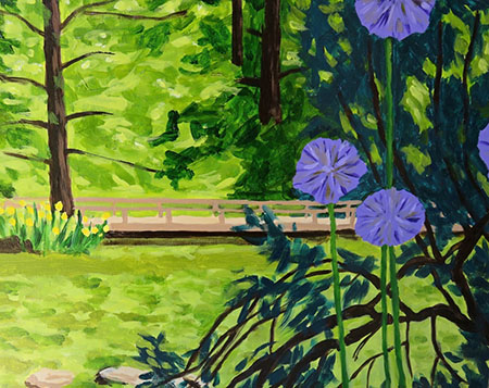 Laburum Walk by Karen Brumelle