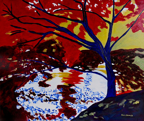 Blue Tree  by Karen Brumelle