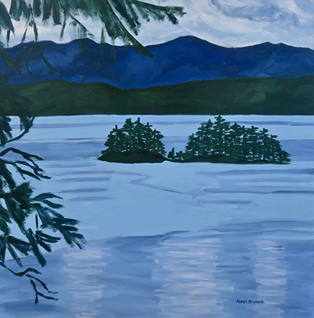 Light Patterns, Galiano 2  by Karen Brumelle