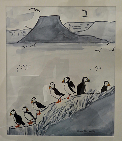 Puffins 2  by Karen Brumelle