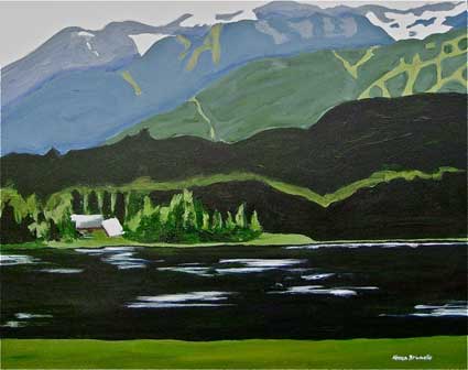 Dark Green Alta Lake