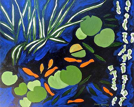 Lucky Goldfish -  by Karen Brumelle