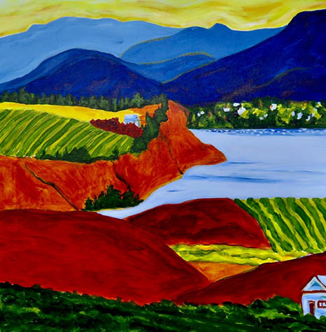 Naramata Bench 5 by Karen Brumelle