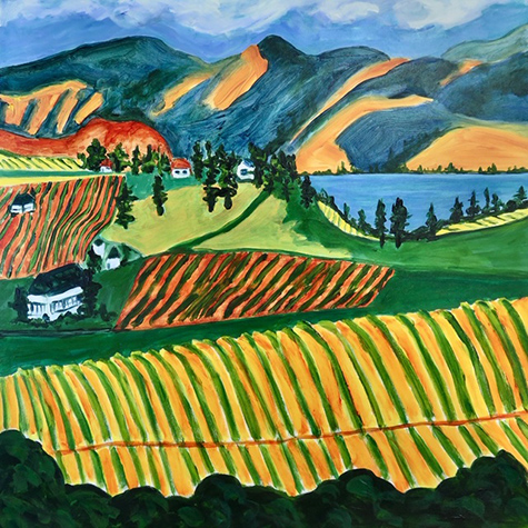 Naramata Bench 4  by Karen Brumelle