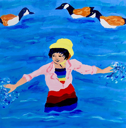 Jenni At the Beach  by Karen Brumelle