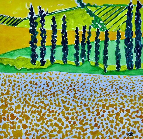 French Fields -  by Karen Brumelle