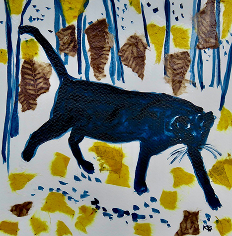 Woodland Cat -  by Karen Brumelle