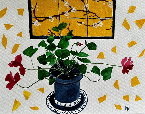 Cyclamen -  by Karen Brumelle